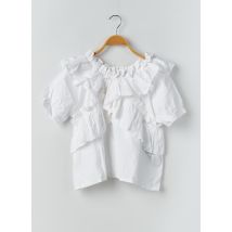 RORA - Top blanc en coton - Femme - Taille 40 - Modz