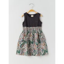 RORA - Robe mi-longue gris en coton - Fille - Taille TU - Modz