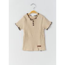 RORA - Top beige en coton - Fille - Taille TU - Modz
