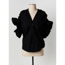 RORA - Chemisier noir en coton - Femme - Taille 38 - Modz