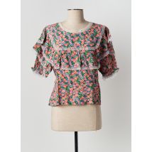 RORA - Blouse bleu en viscose - Femme - Taille 38 - Modz