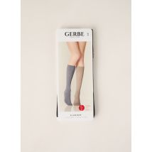 GERBE - Chaussettes noir en coton - Femme - Taille 38 - Modz