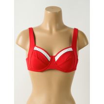 HUIT & HUIT - Haut de maillot de bain rouge en polyamide - Femme - Taille 90C - Modz