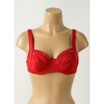 HUIT & HUIT - Haut de maillot de bain rouge en polyamide - Femme - Taille 95C - Modz