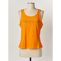 FRACOMINA - Top orange en coton - Femme - Taille 42 - Modz