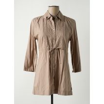 MEXX - Tunique manches longues marron en coton - Femme - Taille 36 - Modz