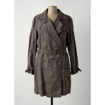 FLEUR DE SEL - Trench gris en coton - Femme - Taille 44 - Modz