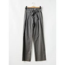 FLEUR DE SEL - Pantalon droit gris en coton - Femme - Taille 36 - Modz