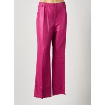 LEWINGER - Pantalon large violet en lin - Femme - Taille 46 - Modz
