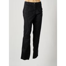FLEUR DE SEL - Pantalon droit noir en coton - Femme - Taille 46 - Modz