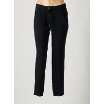 OLSEN - Pantalon slim noir en polyester - Femme - Taille 38 - Modz