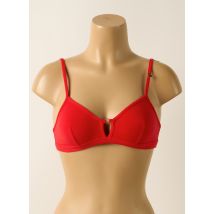 MINA STORM - Soutien-gorge rouge en coton - Femme - Taille 38 - Modz