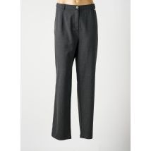 LEWINGER - Pantalon droit gris en polyester - Femme - Taille 50 - Modz
