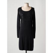 MEXX - Robe mi-longue noir en polyamide - Femme - Taille 40 - Modz