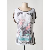 OLSEN - T-shirt marron en viscose - Femme - Taille 40 - Modz