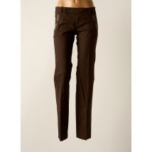 MEXX - Pantalon chino marron en coton - Femme - Taille 42 - Modz