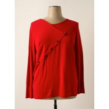 OLSEN - Pull rouge en viscose - Femme - Taille 48 - Modz