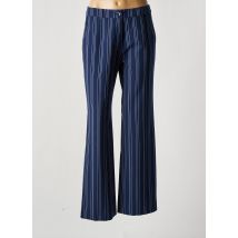 OLSEN - Pantalon droit bleu en polyester - Femme - Taille 38 - Modz