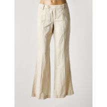 MEXX - Pantalon flare beige en lin - Femme - Taille 40 - Modz