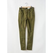 GARCIA - Pantalon slim vert en coton - Femme - Taille TU - Modz