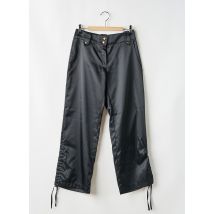 LUCCHINI - Pantalon droit noir en polyester - Femme - Taille 34 - Modz