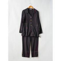 LEWINGER - Ensemble pantalon violet en viscose - Femme - Taille 50 - Modz