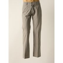 HATTRIC - Pantalon droit gris en coton - Homme - Taille 40 - Modz