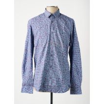 LERROS - Chemise manches longues bleu en coton - Homme - Taille S - Modz