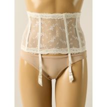 AUBADE - Guêpière/Porte-jarretelle blanc en polyamide - Femme - Taille 36 - Modz