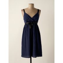NAF NAF - Robe mi-longue bleu en polyester - Femme - Taille 34 - Modz