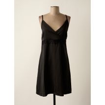 LIBERTO - Robe mi-longue noir en polyester - Femme - Taille 38 - Modz