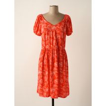 LH - Robe mi-longue orange en polyester - Femme - Taille 36 - Modz