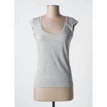 ABSOLUT CASHMERE - T-shirt gris en lyocell - Femme - Taille 34 - Modz
