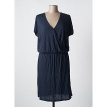 ABSOLUT CASHMERE - Robe mi-longue bleu en lin - Femme - Taille 42 - Modz