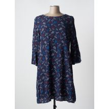 NAF NAF - Robe mi-longue bleu en polyester - Femme - Taille 42 - Modz
