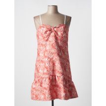 NAF NAF - Robe courte orange en polyester - Femme - Taille 42 - Modz