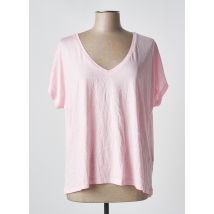 ABSOLUT CASHMERE - T-shirt rose en lyocell - Femme - Taille 42 - Modz