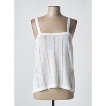 MONTAGUT - Pull beige en lin - Femme - Taille 42 - Modz