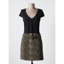 NAF NAF - Robe courte noir en viscose - Femme - Taille 44 - Modz