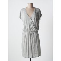 ABSOLUT CASHMERE - Robe mi-longue gris en lin - Femme - Taille 34 - Modz