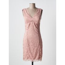 MODAVISTA - Robe mi-longue rose en polyamide - Femme - Taille 36 - Modz