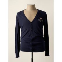 VESTIAIRES PRINCIPAUTE CANNOISE - Gilet manches longues bleu en coton - Homme - Taille XL - Modz