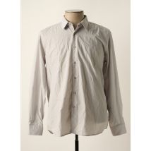 GEORGES RECH - Chemise manches longues gris en coton - Homme - Taille XXL - Modz