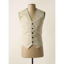 BALIBARIS - Gilet sans manche beige en coton - Homme - Taille XS - Modz