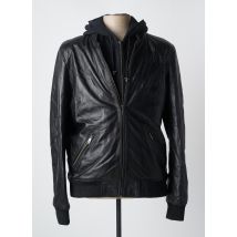 BILLTORNADE - Veste en cuir noir en cuir d'agneau - Homme - Taille L - Modz