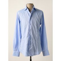 PROFUOMO - Chemise manches longues bleu en coton - Homme - Taille M - Modz