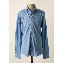PROFUOMO - Chemise manches longues bleu en coton - Homme - Taille M - Modz