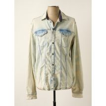KAPORAL - Chemise manches longues bleu en coton - Homme - Taille M - Modz