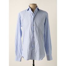 PROFUOMO - Chemise manches longues bleu en coton - Homme - Taille L - Modz