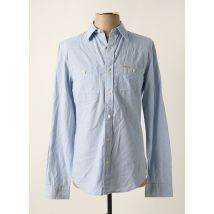 RALPH LAUREN - Chemise manches longues bleu en coton - Homme - Taille S - Modz